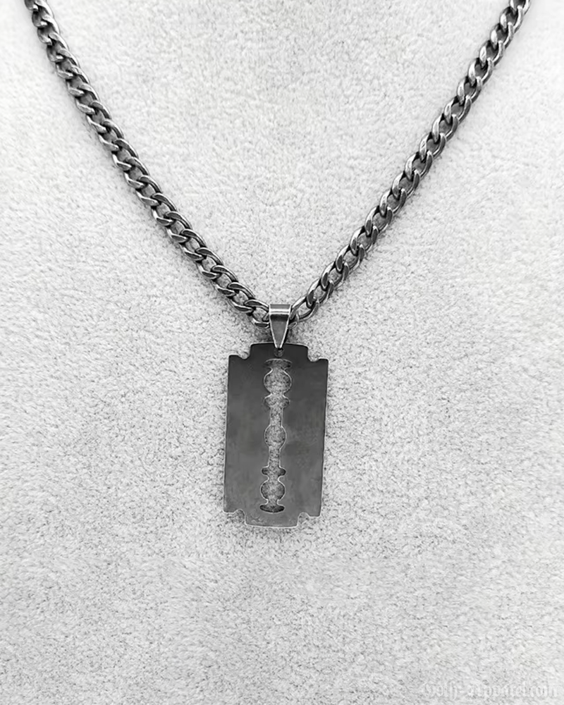 Razor Blade Necklace