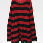 Red And Black Striped Sweater