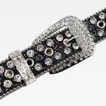 Rhinestone Skull Belt