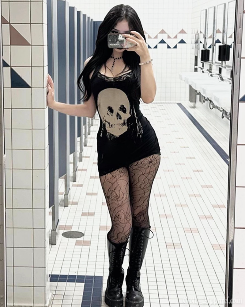 Skull Mini Dress
