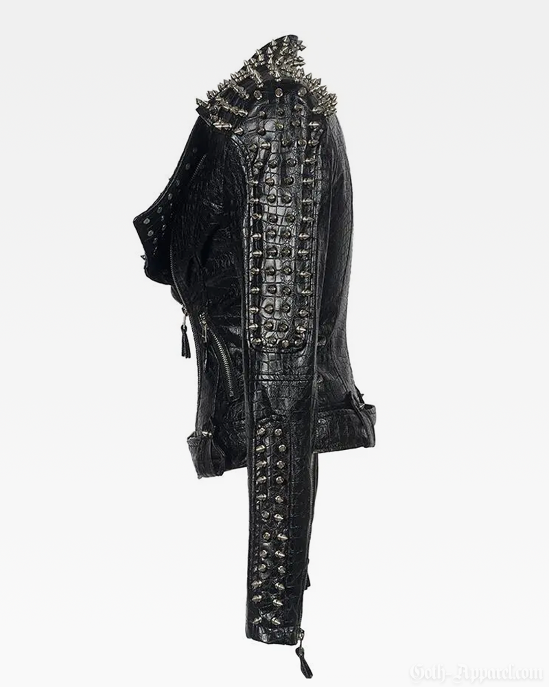 Spiked Leather Jacket