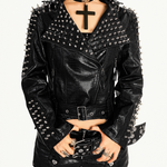 Spiked Leather Jacket