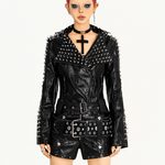 Spiked Leather Jacket