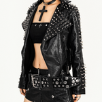 Spiked Leather Jacket