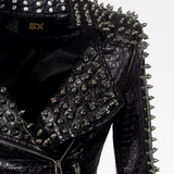 Spiked Leather Jacket