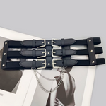 Triple Buckle Waist Belt