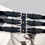 Triple Buckle Waist Belt
