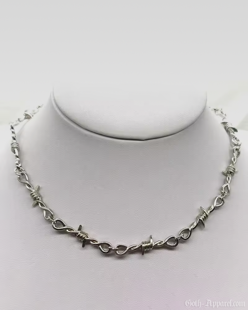 Barbed Wire Necklace