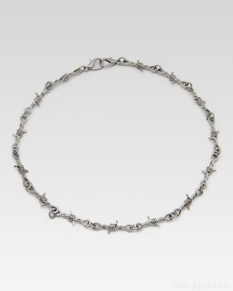 Barbed Wire Necklace