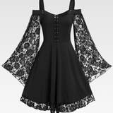 Bell Sleeve Gothic Dress