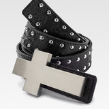 Belt With Cross Buckle