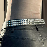 Belt With Skull Buckle