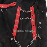 Black And Red Cargo Pants