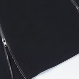 Black Double Slit Goth Mini Skirt