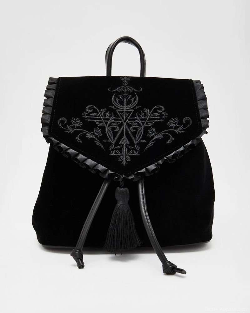 Black Goth Backpack