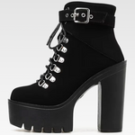 Black Gothic Ankle Boots