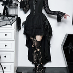 Black Gothic Corset Dress
