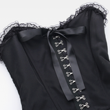 Black Gothic Corset Dress