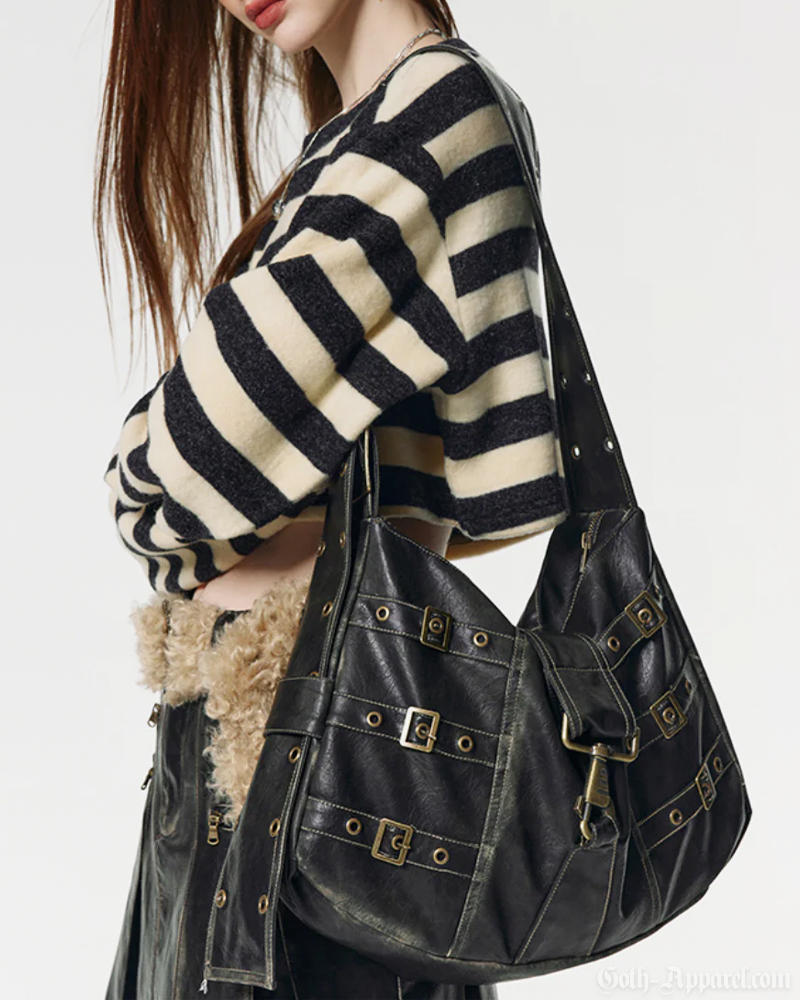 Black Grunge Handbag