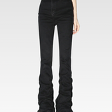 Black Ruched Jeans