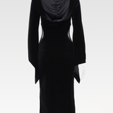 Black Velvet Gothic Dress