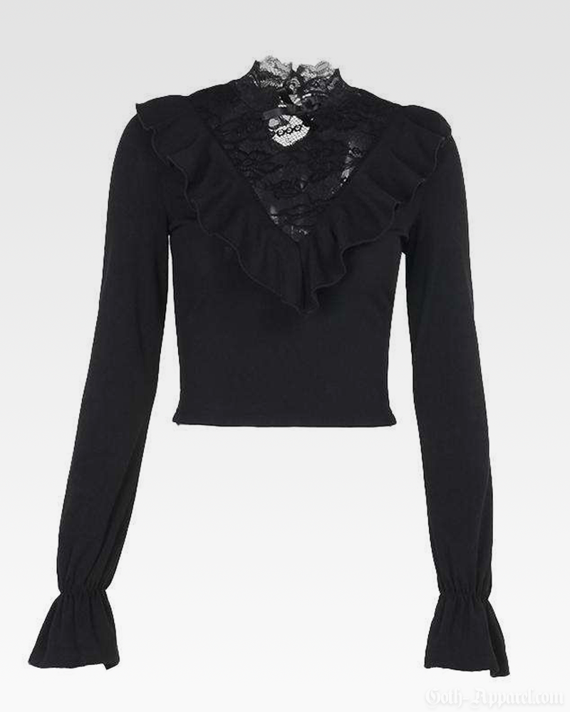 Black Victorian Blouse