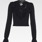 Black Victorian Blouse