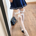 Bow Lace Thigh High