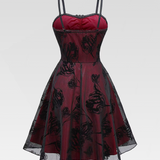Burgundy Gothic Dress