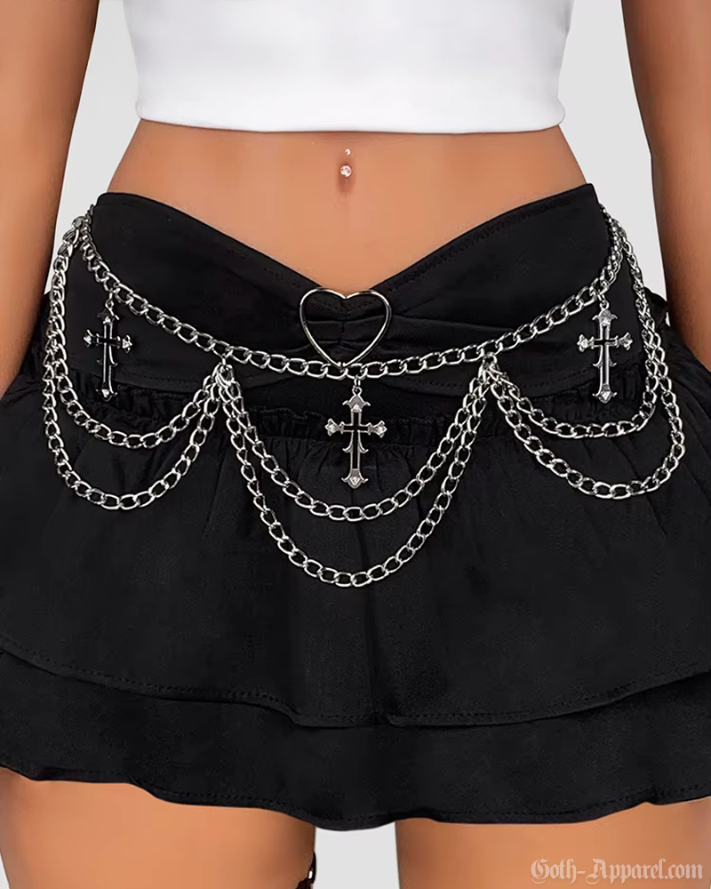 Chain Belt With Crosses