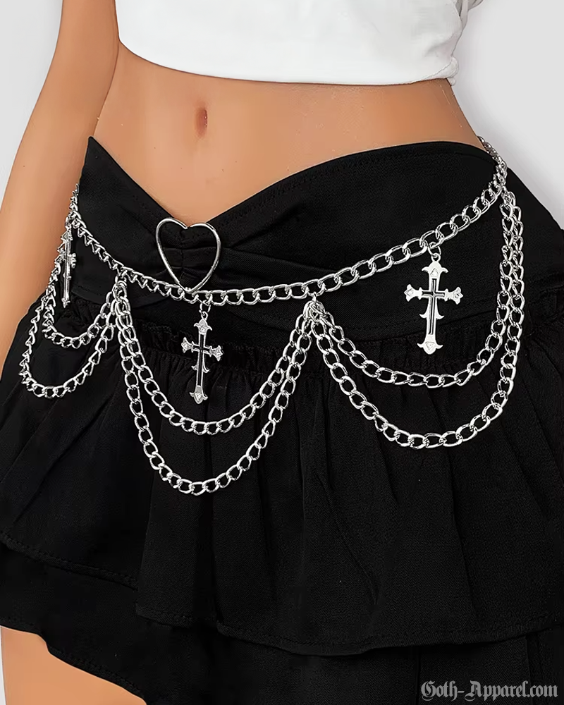 Chain Belt With Crosses