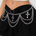 Chain Belt With Crosses