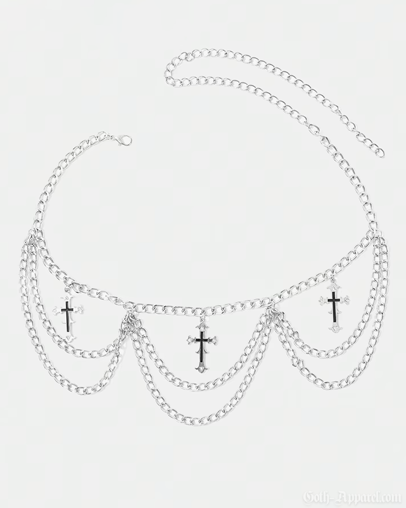 Chain Belt With Crosses