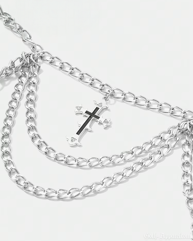 Chain Belt With Crosses