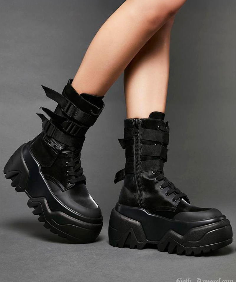 Chunky Combat Boots Women