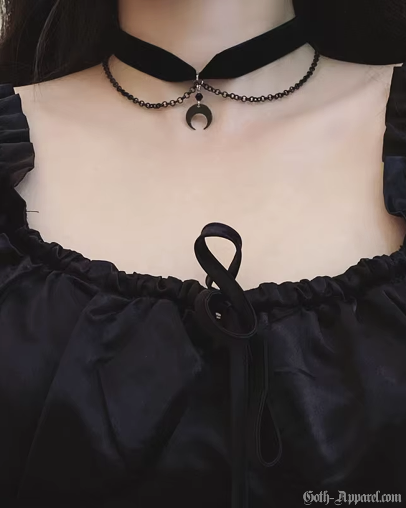 Crescent Moon Choker