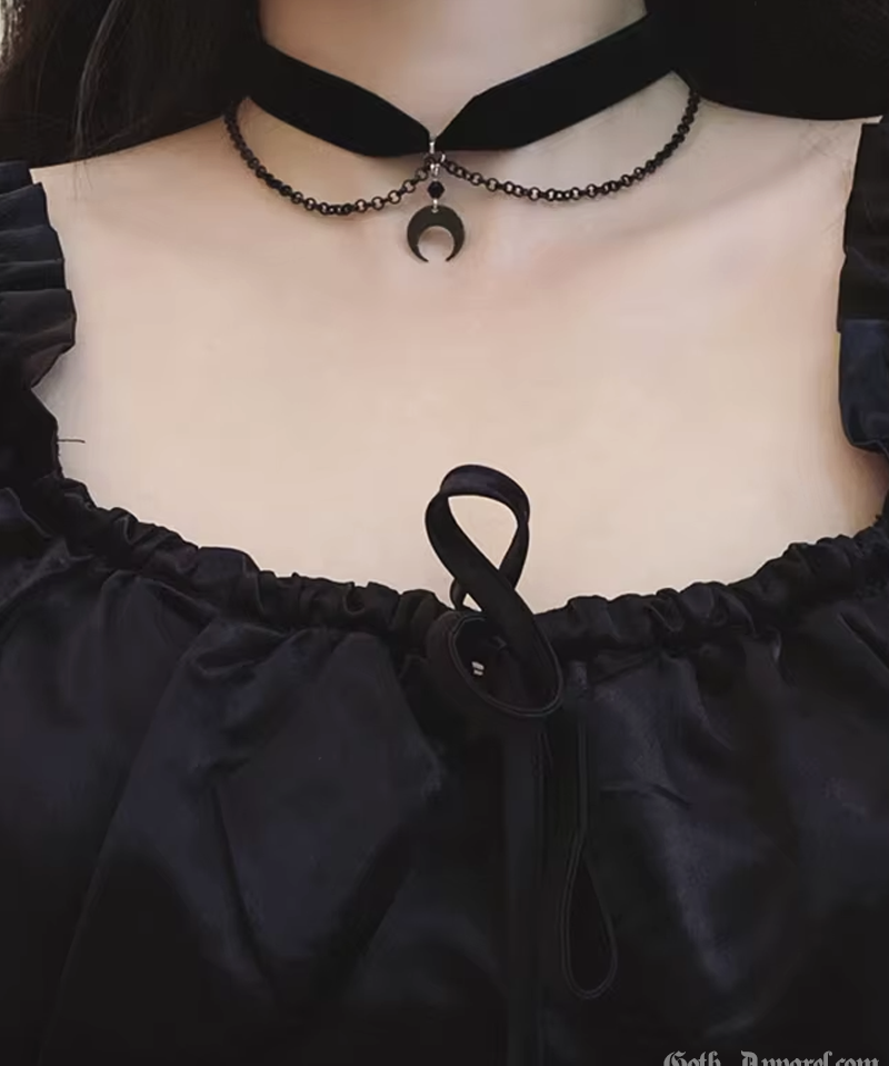 Crescent Moon Choker