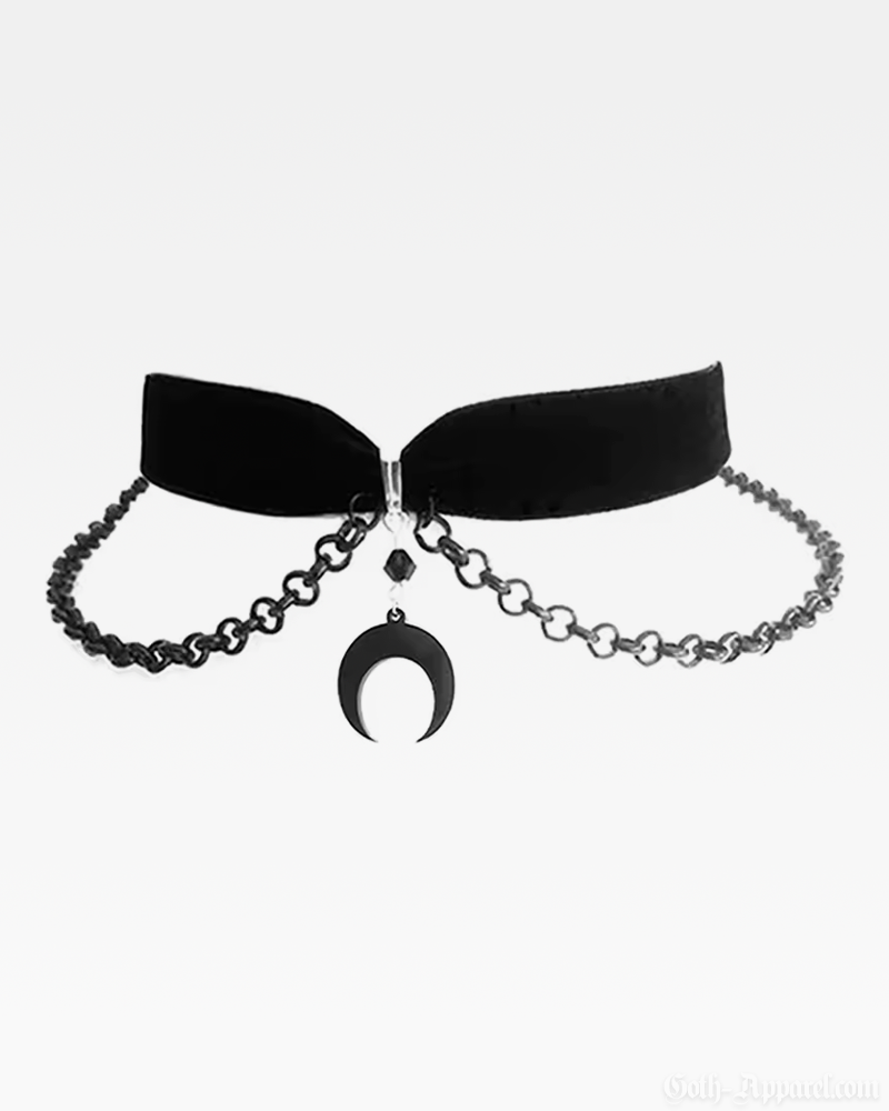 Crescent Moon Choker