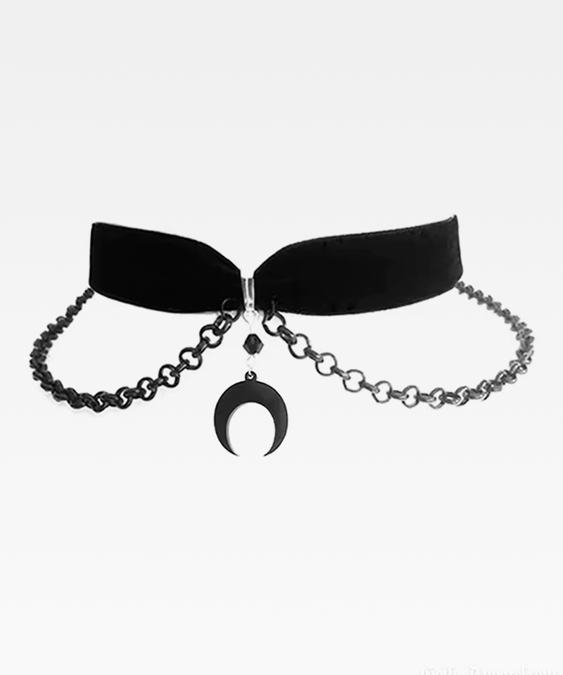 Crescent Moon Choker
