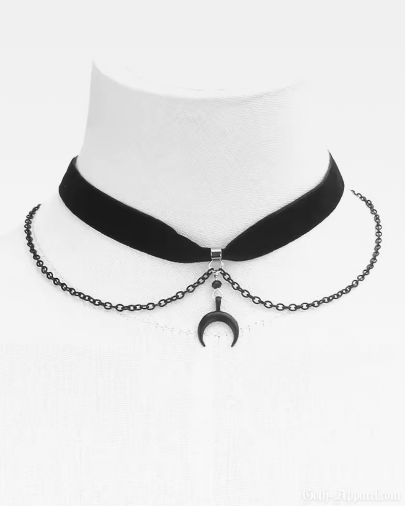 Crescent Moon Choker