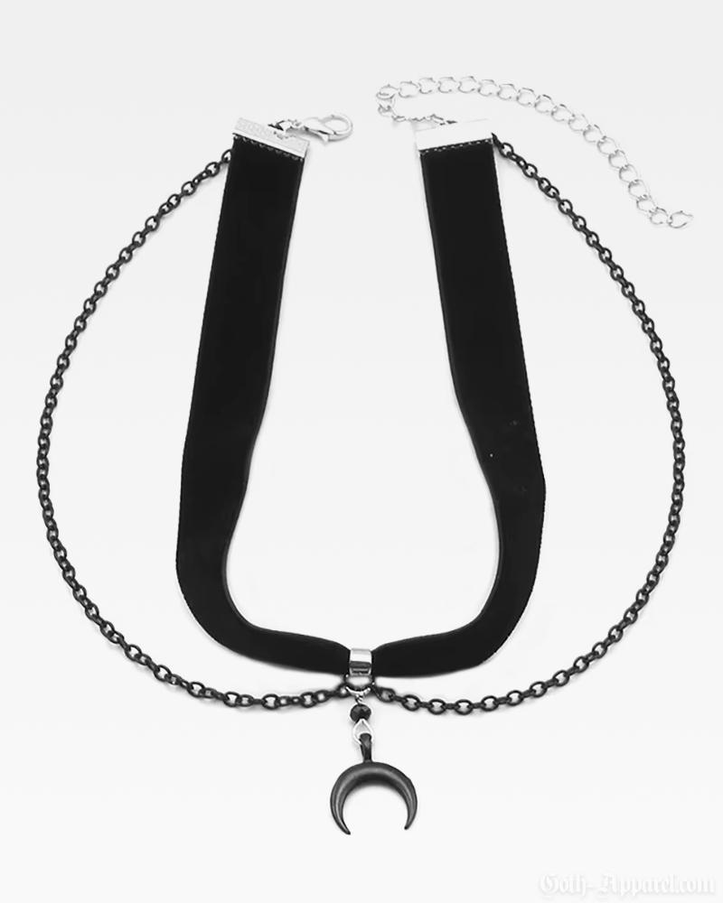 Crescent Moon Choker