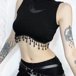 Crescent Moon Crop Top