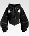 Crop Cut Out Hoodie