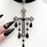 Cross Choker Goth