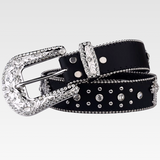 Cross Rhinestone Belt