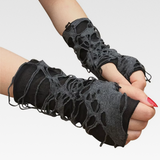 Distressed Arm Warmers