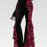 Flare Ruffle Pants