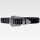 Fleur De Lis Rhinestone Belt