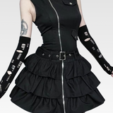 Goth Black Mini Dress
