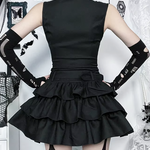 Goth Black Mini Dress